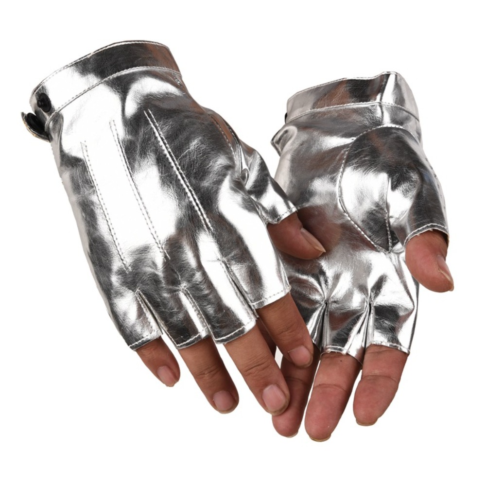 Leather Driving Glove - Luvas de Condução Punk de Moda