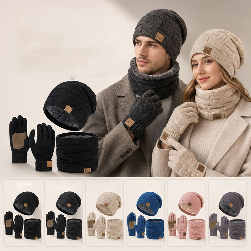 Conjunto de Inverno Quente com - Wool Glove Lined avaliação e preço
