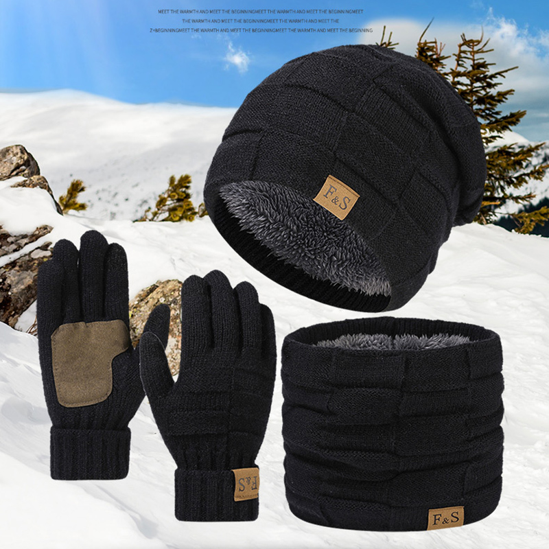 Conjunto de Inverno Quente com - Wool Glove Lined avaliação e preço