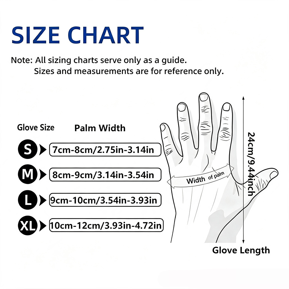 10/20 Unidades de Luvas de Nit - Latex Disposable Glove avaliação e preço