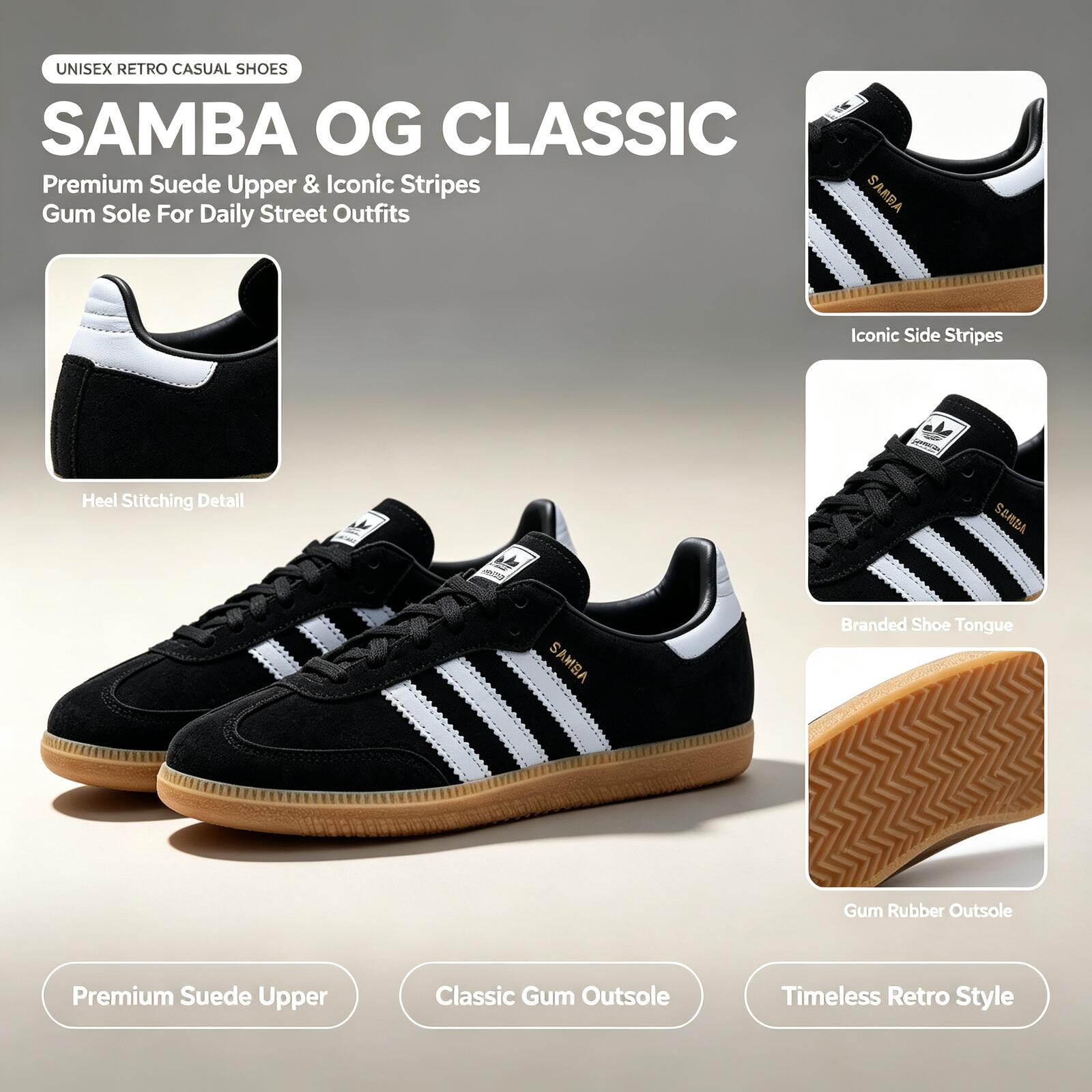Tênis Adidas Oficial Original  - Adidas Shoes Samba avaliação e preço