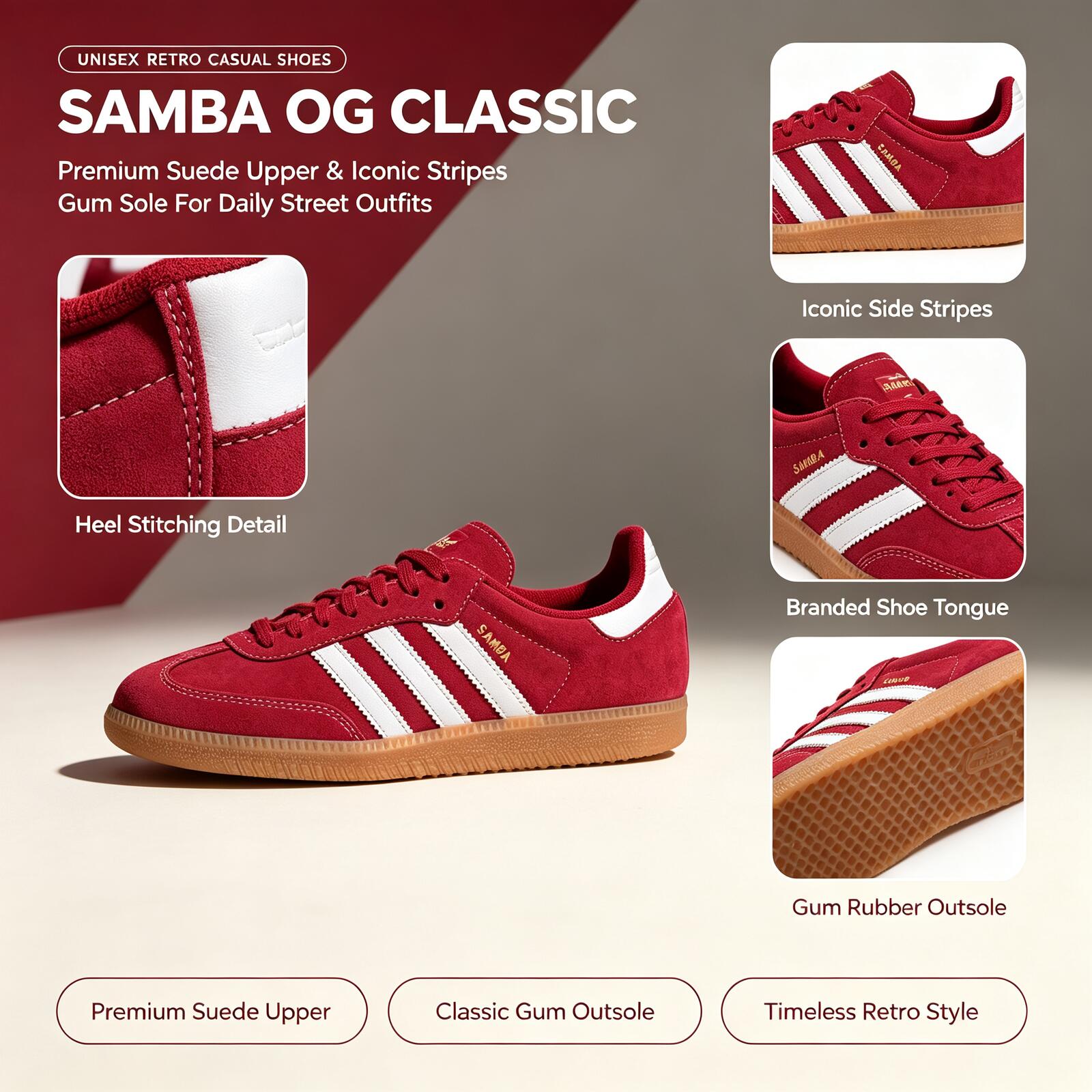 Tênis Oficiais Adidas SAMBA OG - Adidas Shoes Samba avaliação e preço
